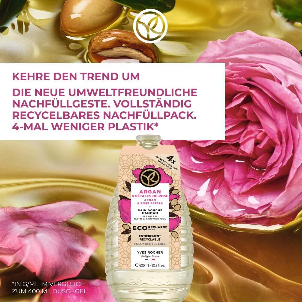 Nachfüllpack Duschgel Argan & Rosenblüten