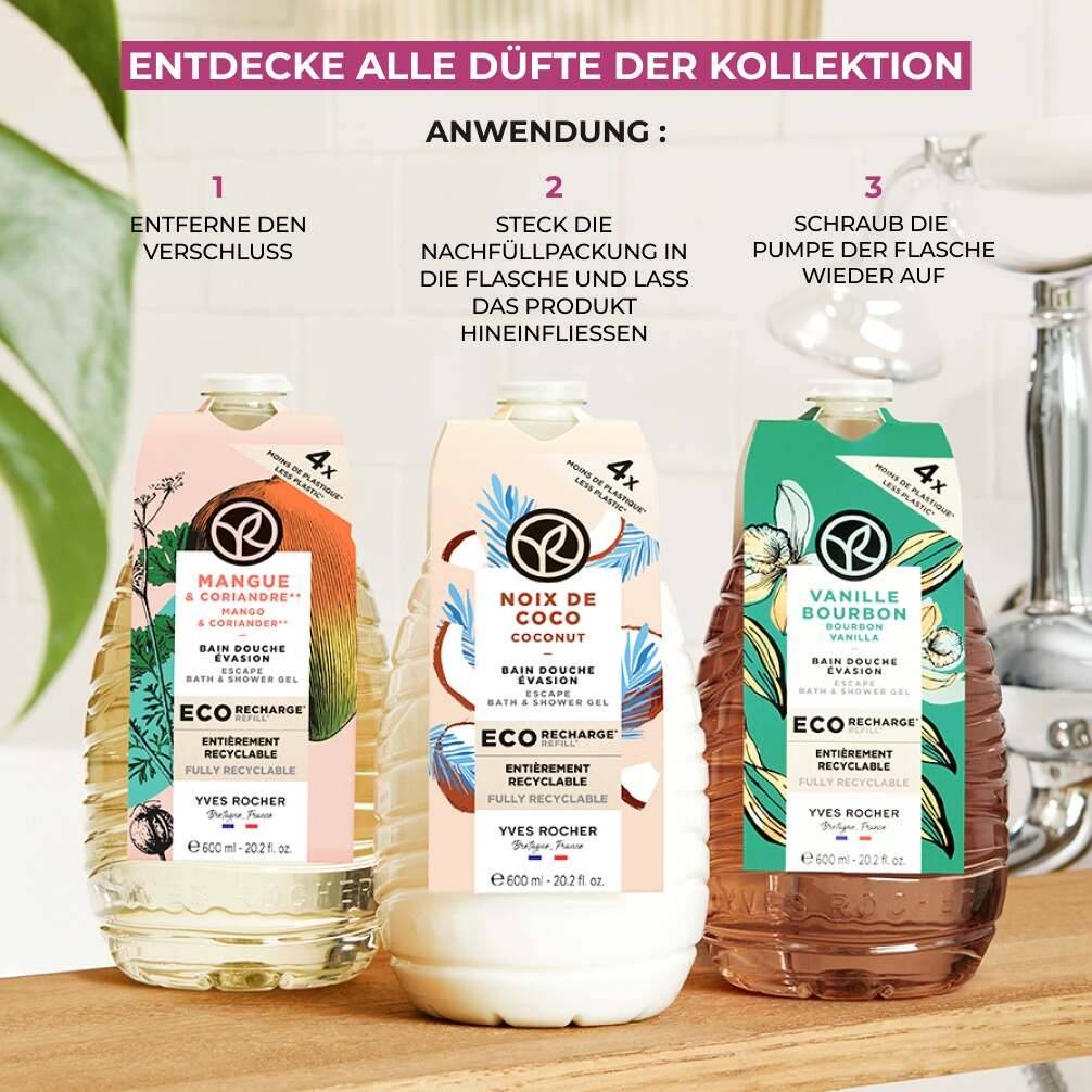 Nachfüllpack Duschgel Argan & Rosenblüten