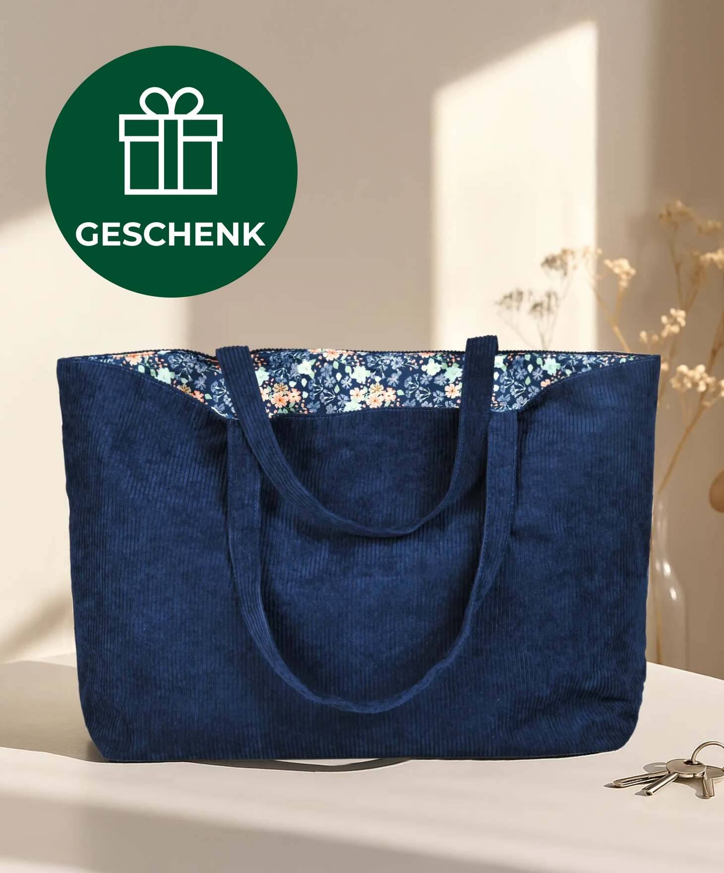 Eine wendbare Samttasche Yves rocher