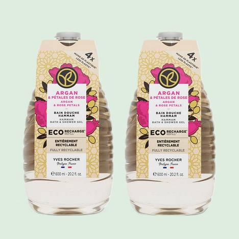 Nachfüllpack Duo Duschgel Argan & Rosenblüten