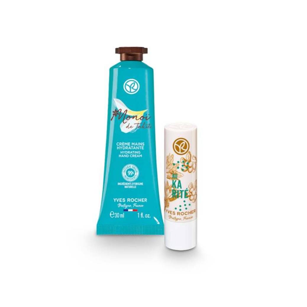 Monoi Set Handcreme & Lipbalm Karité