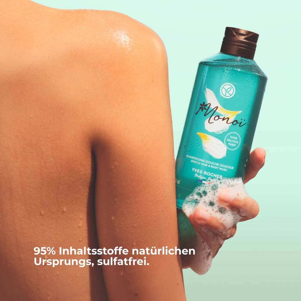 Mildes Dusch-Shampoo Monoi