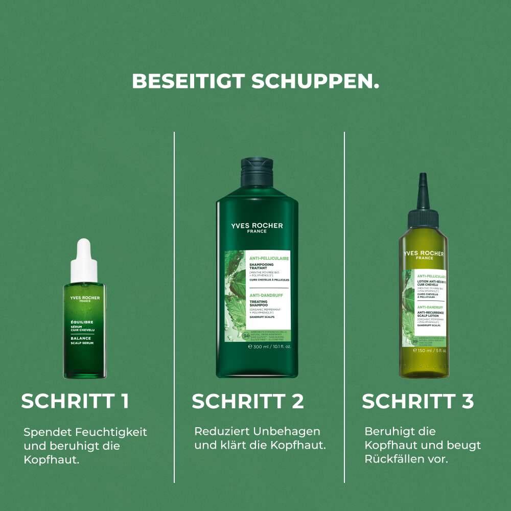 Pflegeshampoo gegen Schuppen